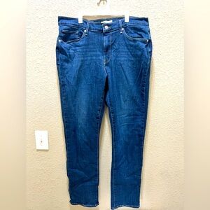 Levi’s straight leg dark wash jeans